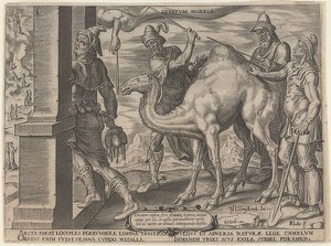 Rig mand og fattig Lazarus. 1563 af Maerten van Heemskerck