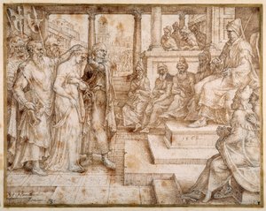 Susannah anklaget af de ældste af Maerten van Heemskerck