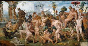 Silenes triumftog (maleri af Maerten van Heemskerck