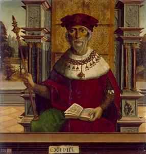 Profeten Ezekiel, ca. 1525 af Maestro de Becerril