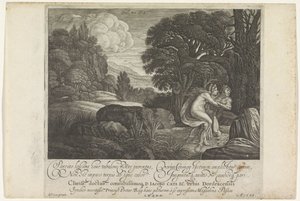 Salmacis og Hermaphroditus Metamorfosen van Ovidius (serietitel)