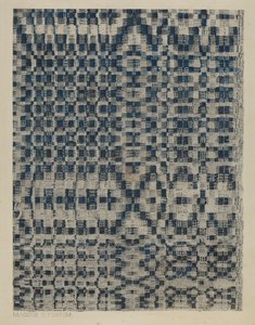 Coverlet, ca. 1938. af Magnus S. Fossum
