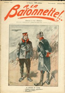 Cover af "" La Baionnette"", Satirical en Colours