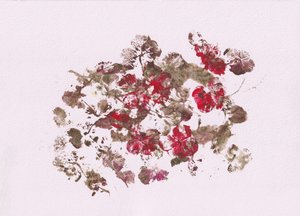 Jordnære blomsterindtryk af Maira Ribena