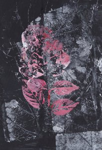 Tekstureret lyserød blomst