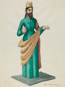 Ærkeenglen Bulto, ca. 1937. af Majel G. Claflin