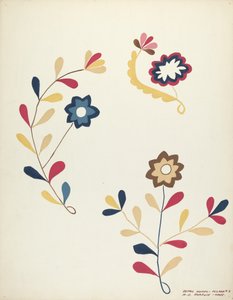 Design fra den foreslåede portefølje af Majel G. Claflin