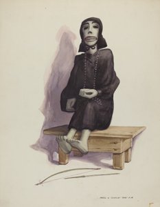 Dødsfigur Muerto, ca. 1937. af Majel G. Claflin