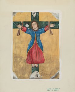 Maleri af St. Liberata, ca. 1939. af Majel G. Claflin