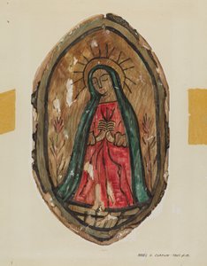 Altertavle - Santa Maria, ca. 1939. af Majel G. Claflin