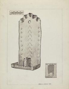 Bliklyslampe, 19351942. af Majel G. Claflin