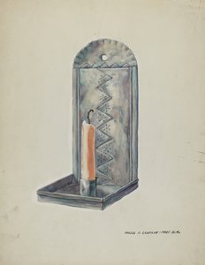 Tin Sconce, 19351942. af Majel G. Claflin