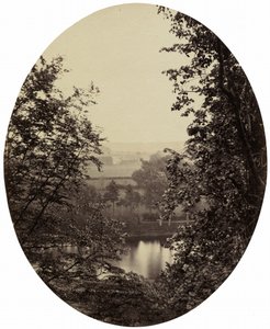 The Banks of the Severn, nær Winterdyne af Major Francis Gresley