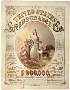 United States Life Insurance Co. i New York, (litografi)
