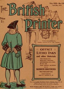 The British Printer Vol. XXX - nr. 175 april-maj, 1917 forside, 1917 af Mander Brothers