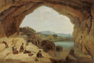 Baghold for en gruppe banditter ved Cueva del Gato