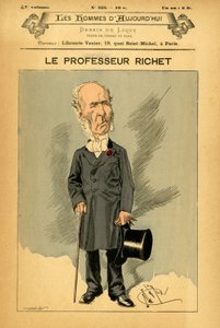 Forside til The Men of Today, nummer 325, illustration af Manuel Luque (1854-1919): Richet Charles (1850-1935) af Manuel Luque