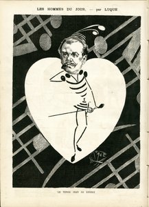 Illustration af Manuel Luque (1854-1919) i La Caricature (1880) af Manuel Luque