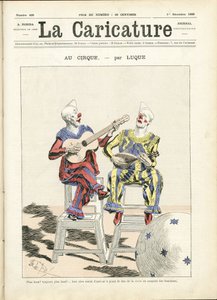Illustration af Manuel Luque (1854-1919) til forsiden af La Caricature (1880) af Manuel Luque