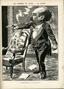 Illustration af Manuel Luque (1854-1919) i La Caricature (1880) af Manuel Luque