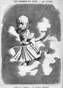 Octave Feuillet (1821-1890) fransk forfatter. af Manuel Luque