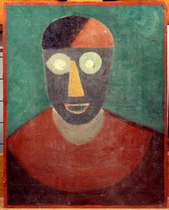 Portræt af Pablo Picasso (1881-1973) Maleri af Manuel Ortiz De Zarate (1886-1946) 1925 Dim. 0,41x0,32 m Paris, Musee Picasso af Manuel Ortiz de Zárate