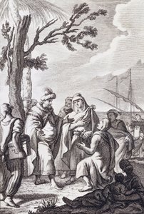 Illustration til "Traktaten om Algier" af Miguel de Cervantes af Manuel de la Cruz y Cano