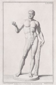Statue af Herkules, 1734. af Marc