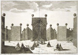 The Topiary Gardens, fra Delights of the Villa Castellazzo, af Domenico Felice Leonardi, udgivet 1743 af Marc