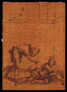 Cymon og Iphigenia af Marcantonio Raimondi