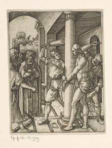 Kristi svøbe Passion of Christ (serietitel) af Marcantonio Raimondi
