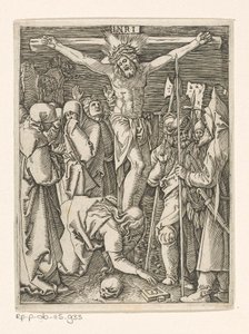 Korsfæstelse Passion of Christ (serietitel) af Marcantonio Raimondi