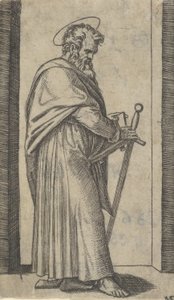 Saint Paul, sværd i højre hånd, fra serien 