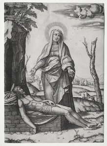 Pietaen. af Marcantonio Raimondi