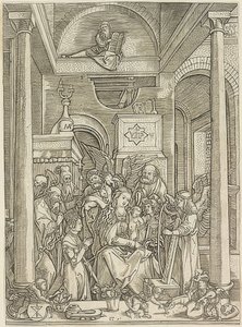 Forherligelse af Maria af Marcantonio Raimondi