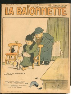 Cover af "" La Baionnette"", Satirical en Colours af Marcel Amable O.L. Capy