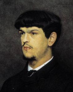 Portræt af Claude Debussy af Marcel Andre Baschet (1862-1941) af Marcel Andre Baschet