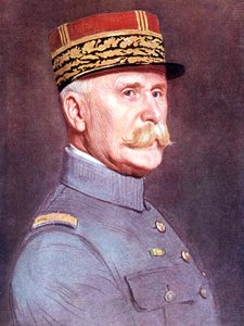 Portræt af marshall Philippe Petain, ca. 1920 (maleri)