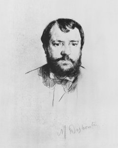 Ernest Hoschede, 1875 (ætsning med tørnål)