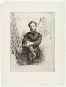 Portræt af Viscount Ludovic Napoleon Lepic af Marcellin Gilbert Desboutin