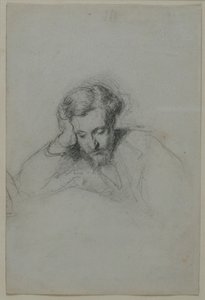Portræt af digteren Heinrich Heine 1797-1856, 1853 af Marcellin Gilbert Desboutins