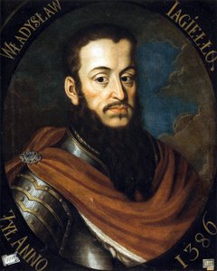 Ladislas II Jagellon (Ladislas II af Polen) (1352 eller 1362-1434) - Portræt af kong Wladyslaw II. Jagiello af Bacciarelli, Marcello (1731-1818)