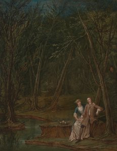 Elskere i en lysning af Marcellus Laroon the Younger