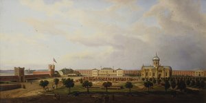 Indvendigt billede af Ivangorod-fæstningen, 1846 af Marcin Zaleski