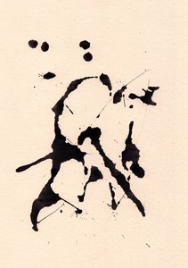Blot, 2018 (blæk på papir)