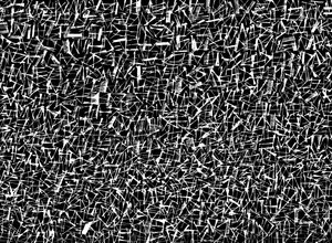 Texture, 2017 (blæk på ingres-papir) af Marco Campedelli