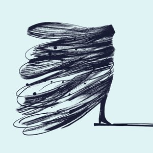 The Butterfly Girl, 2014 (blæk på papir) af Marco Campedelli