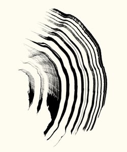 Vibration_01, 2023 (blæk på papir)