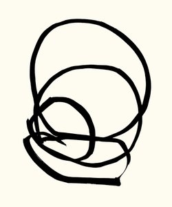 Vibration_02, 2023 (blæk på papir)