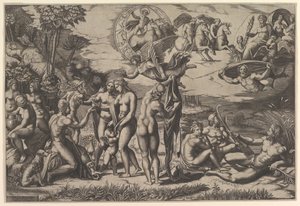 Dommen i Paris, 1515-27. af Marco Dente